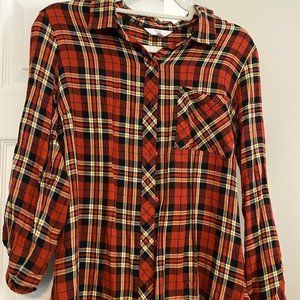 Women's Plaid button down